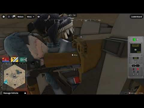 Kid loading T-80 remake (Multicrew Tank Combat) in Roblox