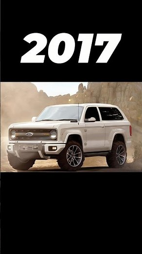 evolution of Ford bronco (1984~2025) please subscribe #shortvideo
