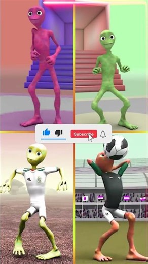 Green Alien Dance El Chombo Dame Tu Cosita feat Yeşil Uzaylı Dansı #dametucosita #shorts#cover#remix