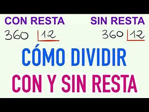 Two ways to divide: with and without subtraction 360 divided by 12