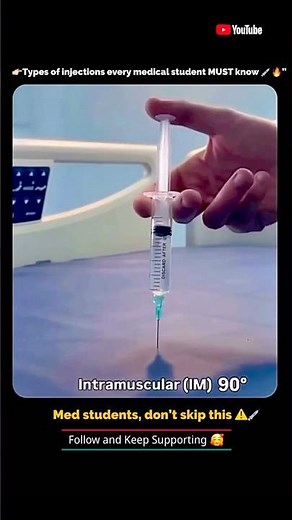 Types Of Injections 👉🏻 Read the caption 🧐