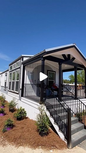Chance’s Home World on Instagram: "The “MINI-MANSION” this smaller mobile home/tiny house is a small amount of space but fully LOADED! Built by Oak Creek Homes and apart of their smart cottage series! Watch the FULL tour on the channel for all the info and details, LINK IN BIO! #mobilehome #tinyhouse #prefabhouse #manufacturedhomes #housetour #tinyhome"
