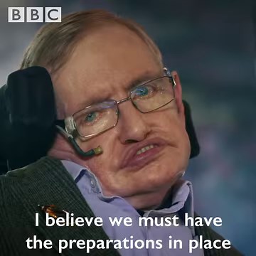Stephen Hawking believes we need to look for a 'new Earth' to call home. | BBC
