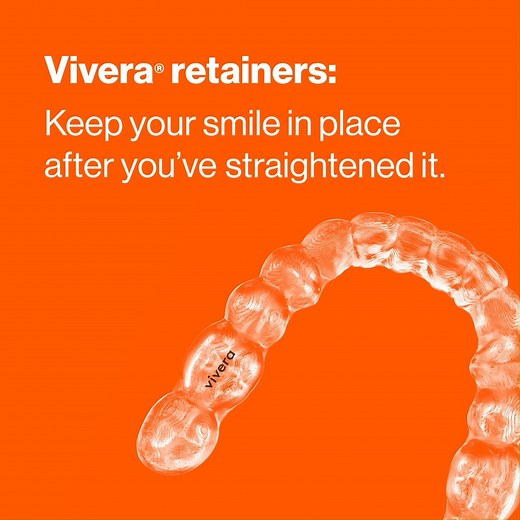 Vivera® retainers keep your #invisalignsmile in place after you’ve straightened it. 😃 Learn more here: https://www.invisalign.com/vivera-retainers #invisalign #vivera #viveraretainers #invisalignsmile | Invisalign