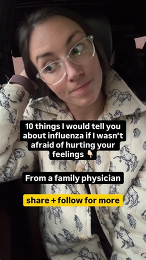 Jessica Sparks, MD | Family and Obesity Medicine on Instagram: "Influenza Myths That Need to Go 🦠❌ 1. “The flu is just a bad cold.” → The flu is a systemic viral illness that can cause severe complications, hospitalization, and death—especially in kids, older adults, pregnant patients, and those with chronic disease. 2. “I’m healthy, so I don’t need a flu shot.” → Healthy people still get the flu, still miss work/school, and still spread it to more vulnerable people. 3. “The flu shot gives you