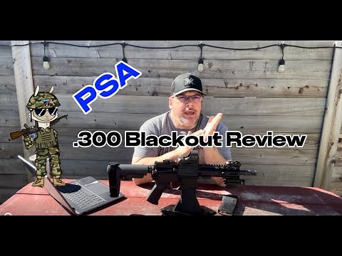 Review Of The .300 Blackout Cartridge And PSA 7.5' Pistol