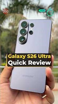 Samsung Galaxy S26 Ultra review in one minute: Privacy display, horizon lock cameras, and more