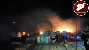 Fire burns at refugee camp in Lebanon forcing evacuations