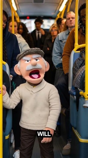 Angry British Man On Bus