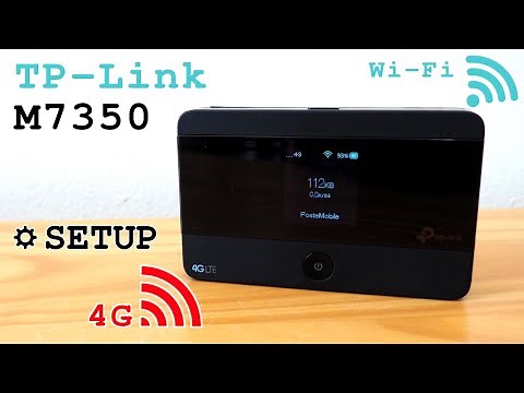 TP-Link M7350 mobile 4G router Wi-Fi • Unboxing, installation, configuration and test