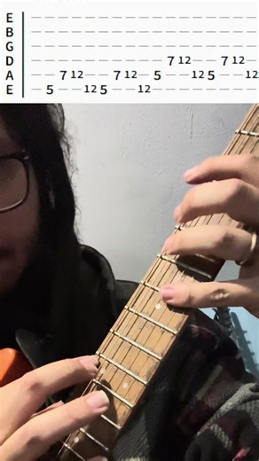 Two string tapping exercise for guitar #guitar #guitarteacher #tapping