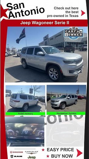 Pre-Owned 2022 Jeep Wagoneer Series II With Navigation