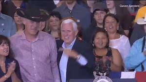 Watch Karen Pence's wild swing dance in Montana