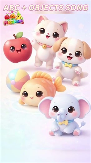 ABC + OBJECTS SONG #shorts