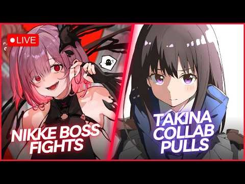 【#Nikke】 Pulling for Takina & Bossing More! 🩸 Nikke x Lycoris Recoil Collab!