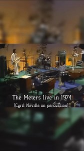 Taking it back to 1974 with one of my performances with The Meters!! 🪘🎶 | Cyril Neville