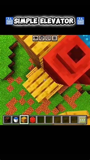 Minecraft simple elevator Tutorial #minecraft #shorts #minecraftbuild #viral #populer