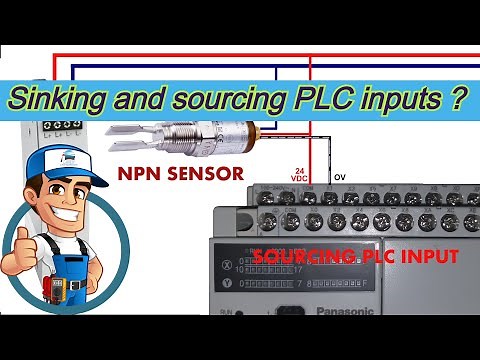 What is Sinking and Sourcing PLC inputs ? PNP NPN sensor wiring with PLC ?
