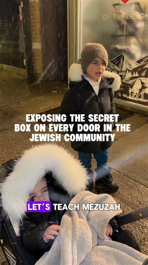 What are the boxes on Jewish doors? Super proud of Mendel, this was not practiced. He asked to make a video for That Jewish Family and suggested Mezuzah, he did so well ❤️❤️❤️❤️ Putting a Mezuzah on our doorstep is a sign of protection. Shema prayer which is written inside is the holiest prayer in Jewish tradition. This is not to say that if you don’t have one, you are not protected God forbid, but it is like a helmet. It is an extra protect protection and barrier for your home and a way to brin