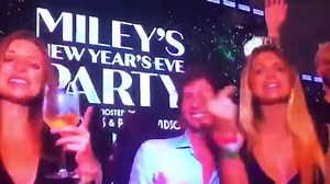 Miley Cyrus topples On New Year Eve Show Wardrobe Malfunction