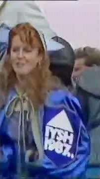 Prince Andrew & Fergie introduced on "It's a Royal Knockout!" tournament, 1987