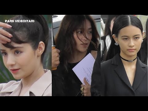 Anne Nakamura, Lala Takahashi & Madina Memet @ Paris Fashion Week Dior 24 september 2019