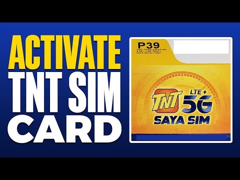 How To Activate TNT Sim Card (2025)