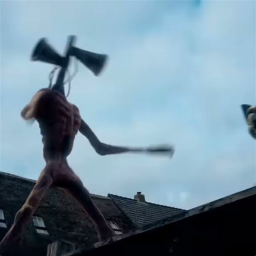 siren head VS cartoon cat