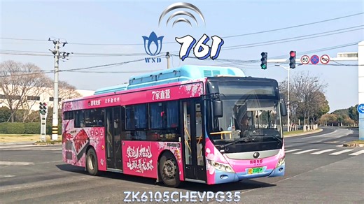 【摇摇欲坠｜悬挂奇硬、故障率奇高的钢板H10蹦蹦车】新区公交 761路 ZK6105CHEVPG35 运营实录 走行音