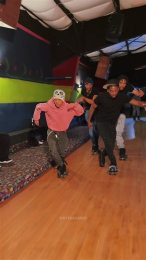 Roller Skating Fun and Laughter