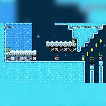 (☆Snow Speed Run 80 Sec☆) by Mαχ⌒° [Max] #shorts 🍄Super Mario Maker 2 Switch 2 No Commentary #dsk