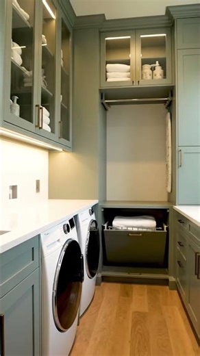 Laundry Room Transformation Before & After | A Small Space Upgraded #LaundryRoomTransformation