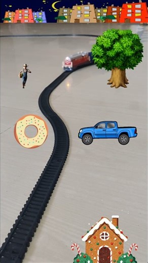 Donut Truck 🚗 | Car Cartoon | Blue Truck | Truck Cartoon Video