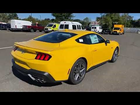 2024 Mustang GT Yellow Color Arrived First Look-Mustang GT 2024