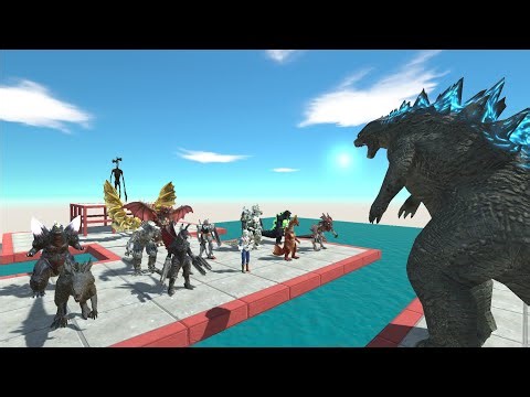 Godzilla Rescue Rexy From Siren Head x Kaiju Monster - Animal Revolt Battle Simulator