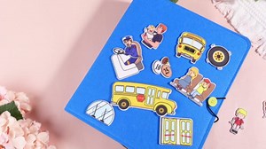 16 Pack Felt Board Story Sets Flannel Felt Story Board Pieces with a Multi Functional Pieces Storage Binder and 16 Pcs Pocket for Activities Time(Fairy Stories)