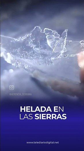 🥶❄️ FRÍO EXTREMO EN LAS SIERRAS