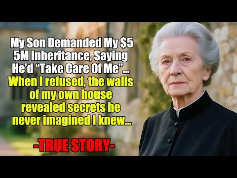 True Story From This Grandma👵💔 My Son Demanded My $55M Inheritance, Saying He’d “Take Care Of Me”…