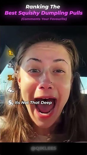 Ranking Squishy Dumpling Pulls #shorts #fidget #trending