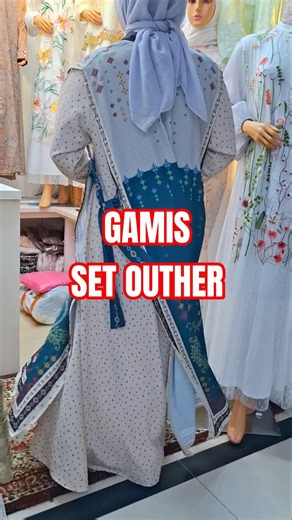 Gamis MURAH! Gamis Set Outher Model Terlaris di Pasar Tanah Abang HARI INI #fashion #grosir