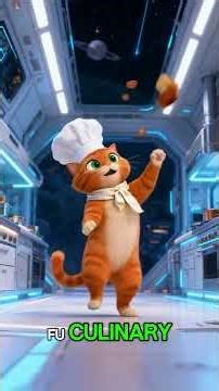 No One Believed in Him… Until He Cooked on the Moon 🌕🐱 #cuteanimals #cat #animation #funny