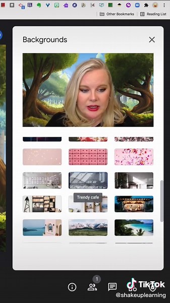 How to Change the Background in #GoogleMeet! #GoogleClassroom #teacher... | how to put background in google meet