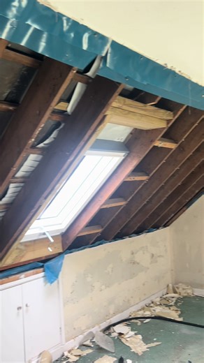 Our first finished rooms in the main farm house!! And by hobby rooms I mean model railway room for my dad and a craft room for my mum … because what else would you use spare bedrooms for ! 😂🙈 #renovation #renovatingourhome #renovationtiktok #fyp #diy