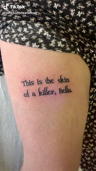 Beautiful Sparkle Twilight Tattoo