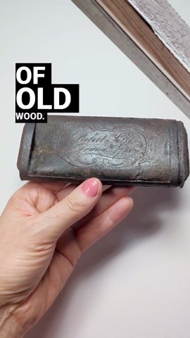 Jane Eastman on Instagram: "*UPDATE on the mystery box found in a river at the weekend... **PLEASE check my STORY HIGHLIGHT above, the original owner has been discovered!!*** The words read: Robert *, Frome (a town in Somerset, England), 1793 Thank you to everyone who commented and offered their thoughts on a possible ID. At first I thought I had a block of wood(!), then the dimpling on the back suggested it was an old spectacles case and then as words started to appear, I wondered, could it be 