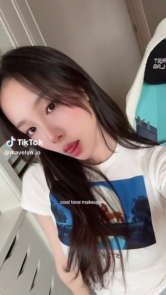 Mavelyn TikTok Cool Tone Makeup Tutorial