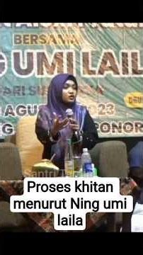 The circumcision process according to Ning Umi Laila