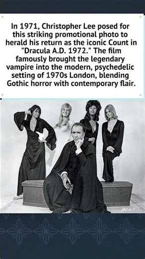 Christopher Lee: Dracula in the 70s 🧛‍♂️✨