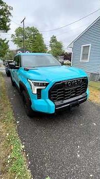In The Driveway! 2026 Toyota Tundra TRD Pro Performance Package In Wave Maker
