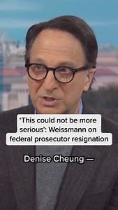 Federal prosecutor Denise Cheung, who had been at the Justice Department for more than 24 years, resigned rather than carry out what she described as orders from Trump-appointed officials to take actions unsupported by evidence, according to a copy of her resignation letter obtained by NBC News. MSNBC legal analyst, Andrew Weissmann, explains the significance to @nicollewallace on “Deadline: White House.” | MS NOW